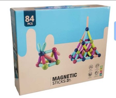 Magnetic Sticks (84 قطعة)