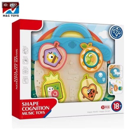 Shape cognition music toys