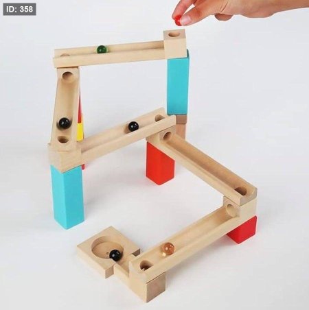 لعبة مسار الكرة الخشبية Stitching ball track toys