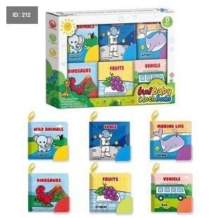 6in1 baby cloth books